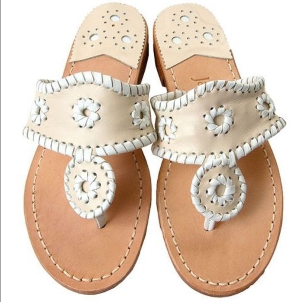 White and Bone Jack Rogers